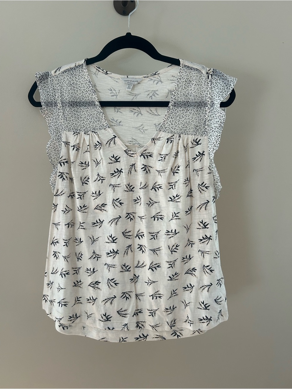 Lucky Sheer  flowy tank top